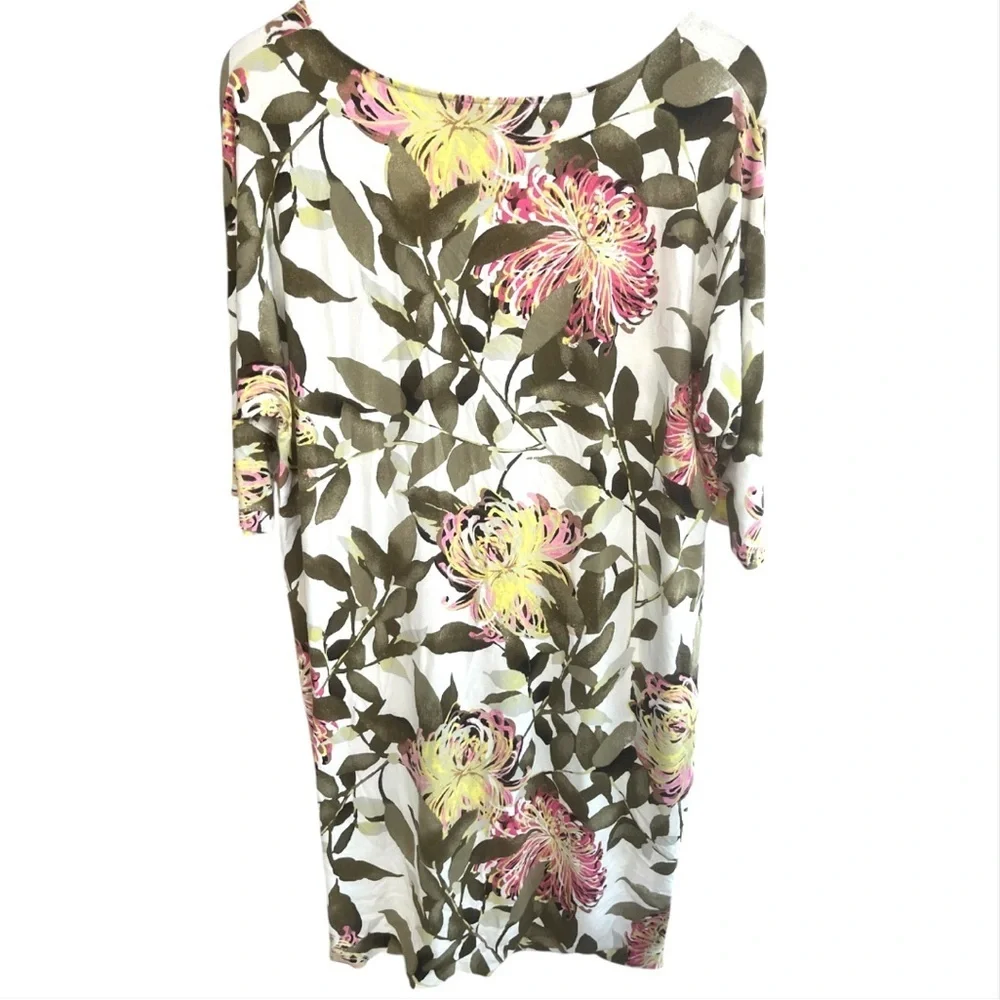 J.Jill Wearever Collection Floral Midi Dress